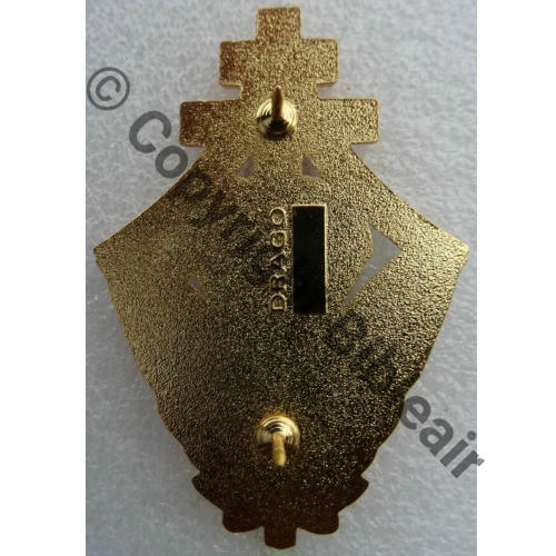 NH  ECOLE AIR PROMO 2023 JEAN MOULIN  DRAGO 2Attach PINS Dos lisse scintillant Src.cartonsenna 135Eur(x2) 